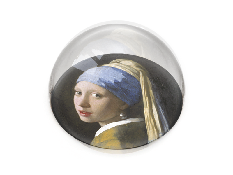 Glaskuppel, Vermeer, Pige med perleørering