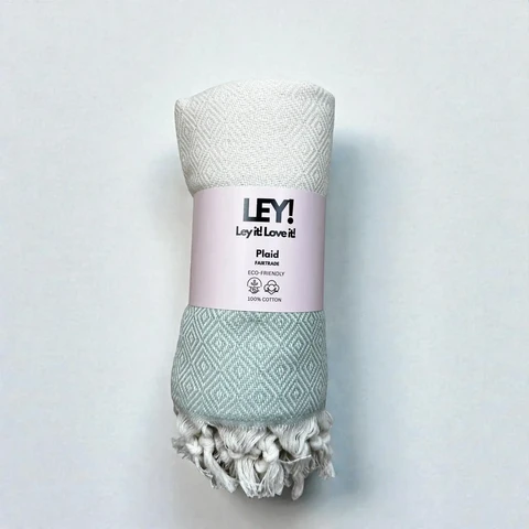 LEY! Plaid diamond - sage