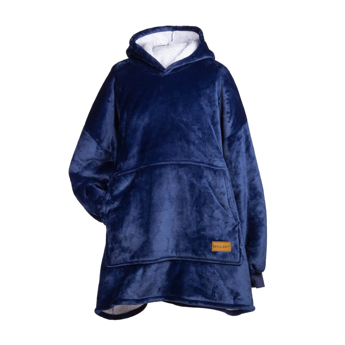 Vitapur - Hoodie deken - Marineblauw