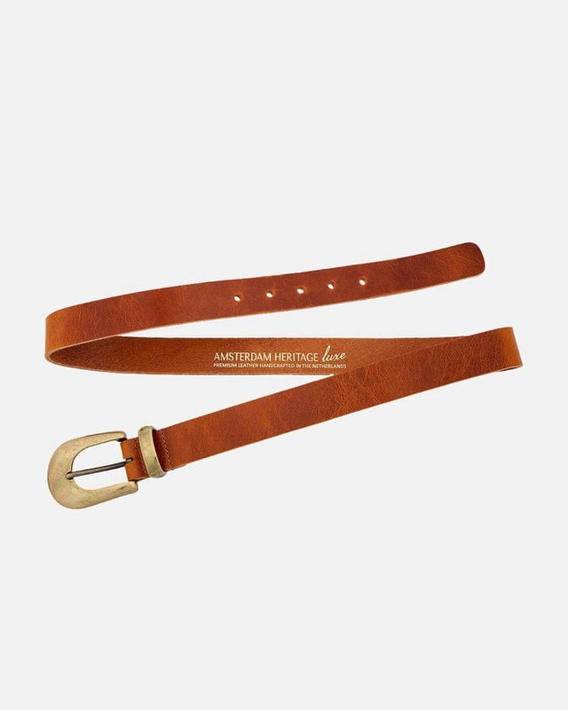 MADE TO ORDER Annie | Classic Belt with Statement Gold Buckle