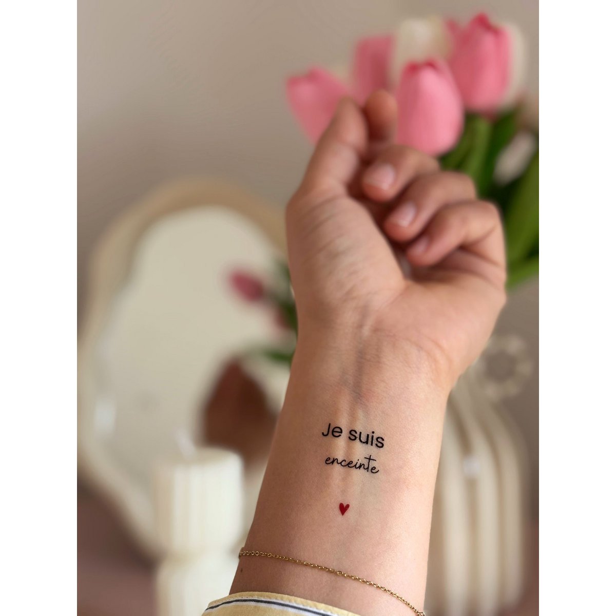 Tatuaggio temporaneo di siOoou - Sono incinta X5
