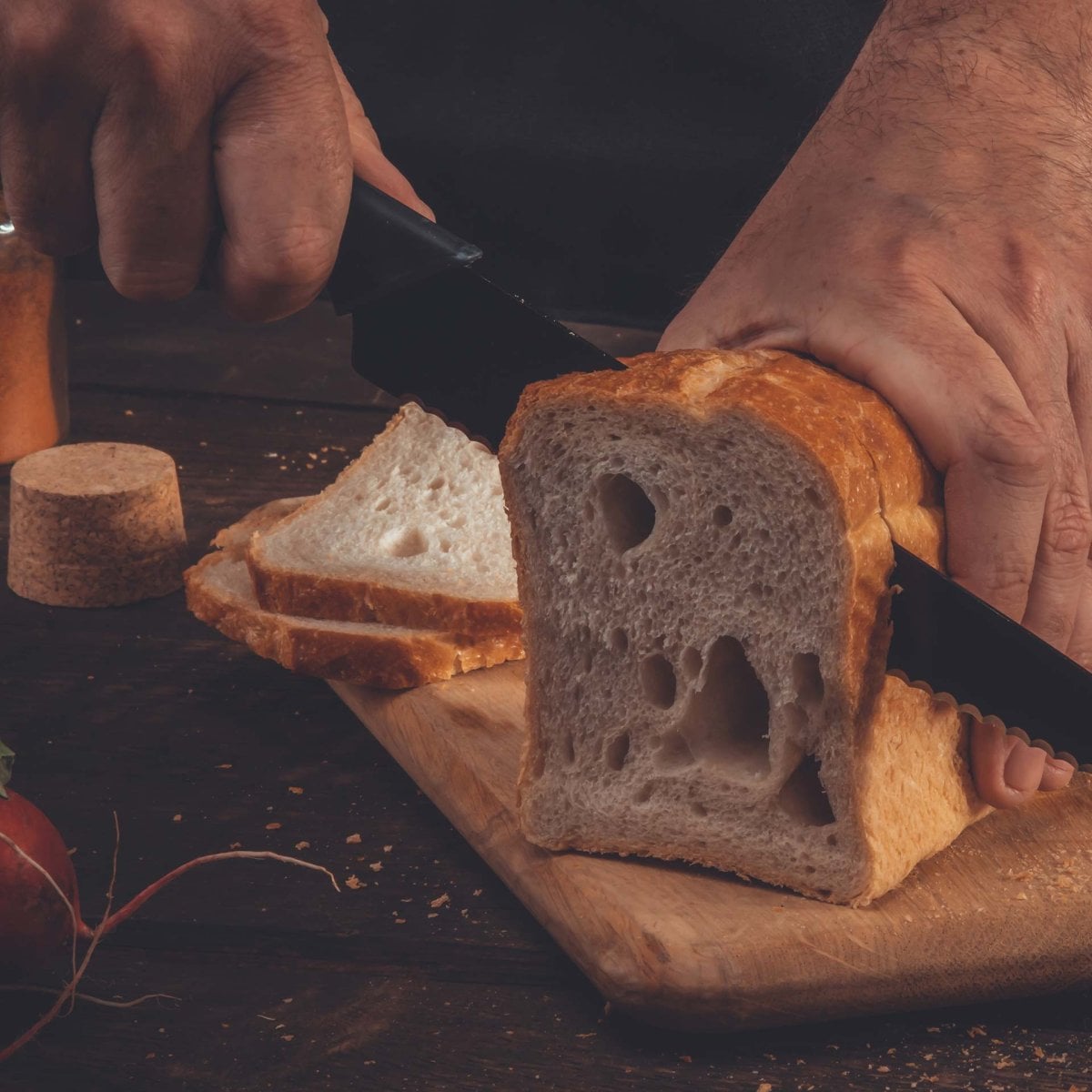 Nirosta Black Edition Serrated Bread Knife