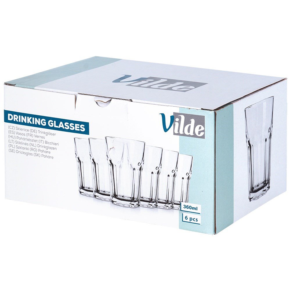 Glasses 360 ml 6 pcs