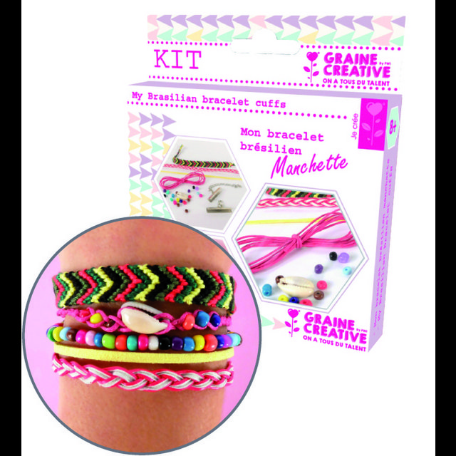 SET BRAZILIAN CUFFS  RAINBOW 110x130mm