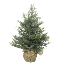 Small artificial Christmas tree Cipres, H60 cm, green, conical shape, suitable for indoor use.