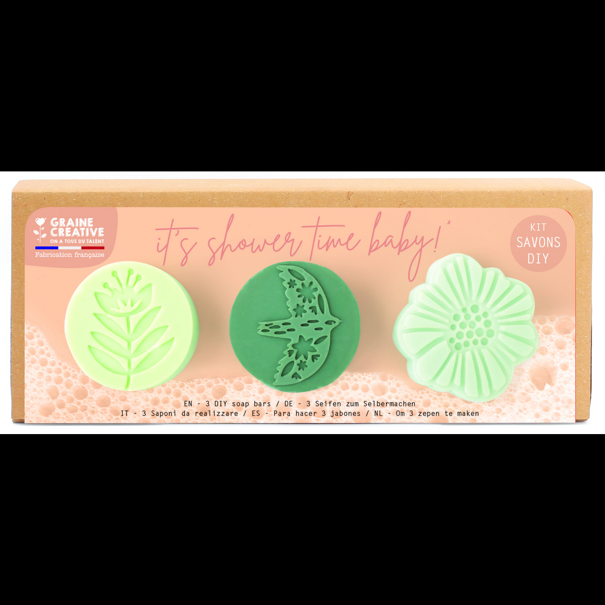 KIT SAVON SHOWER TIME NATURE 250 x 90 x 58 mm