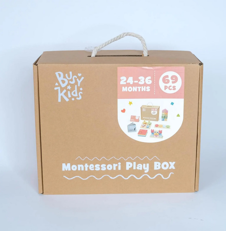 BusyKids Montessori sæt til børn i alderen 24 til 36 måneder