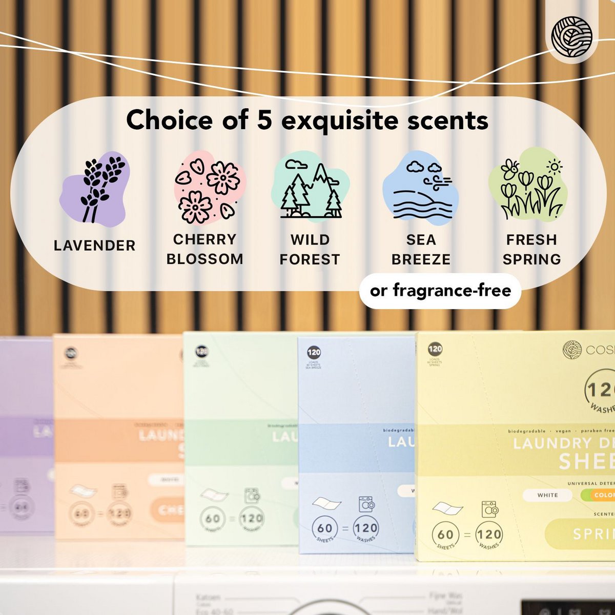 Cosmeau Laundry Sheets Eco Friendly