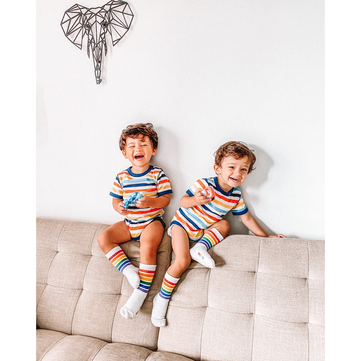 CALCETINES RAYAS para Niños
