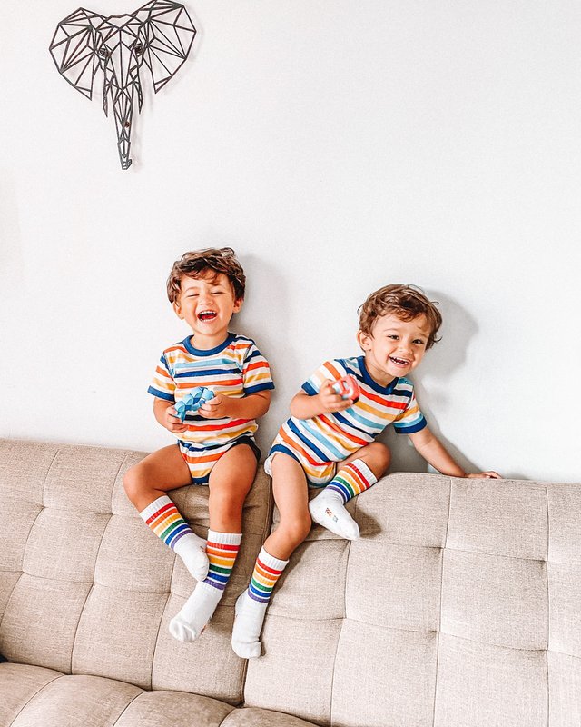 CALCETINES RAYAS para Niños