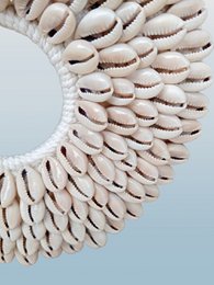 Collar de collar Papua en la decoración estándar de concha