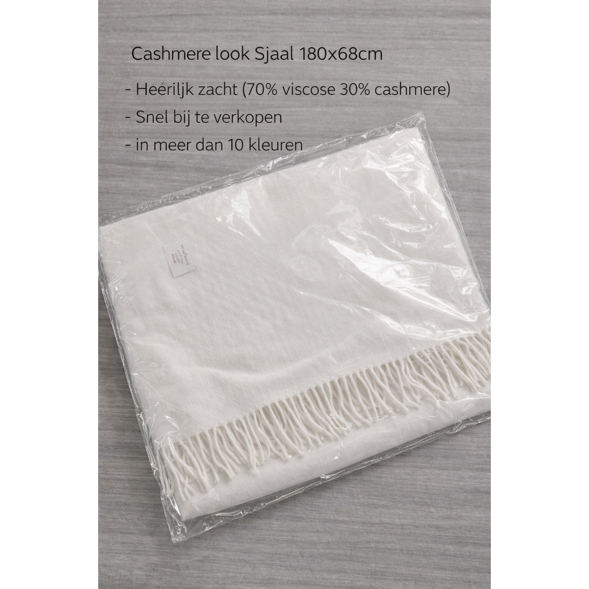 HS Cashmere Look Sjaal - 10+ Kleuren - 180x68cm - Veelzijdig te gebruiken