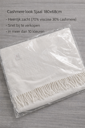 HS Cashmere Look tørklæde - 10+ farver - 180x68cm - Alsidig brug
