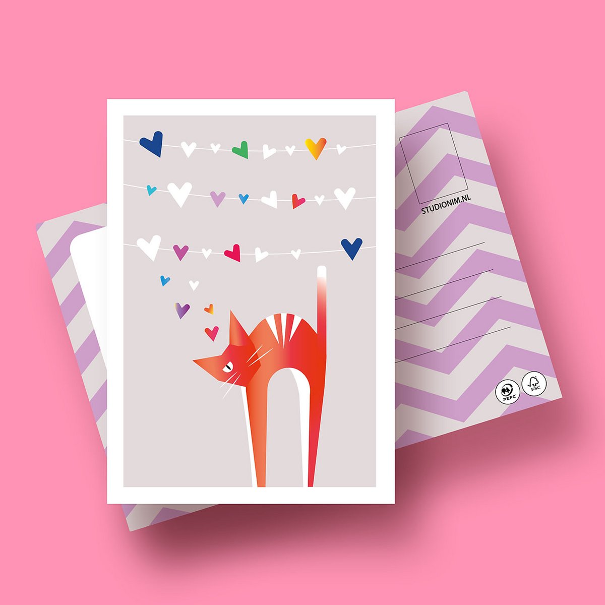 IN LOVE | FSC® postcards | Dutch Design
