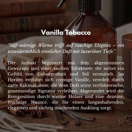 Room spray Vanilla & Tobacco 500ml vanilla, tobacco & cocoa