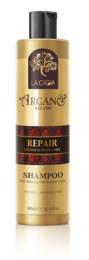 Argan oil shampoo for hair repair and nourishment. Contains argan oil to deeply condition and revitalize hair. Suitable for all hair types.