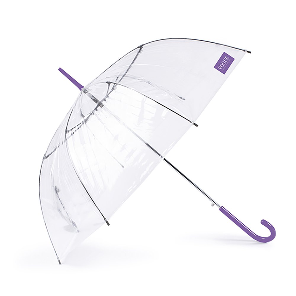 Vogue Regenschirm | Transparente lange Frau