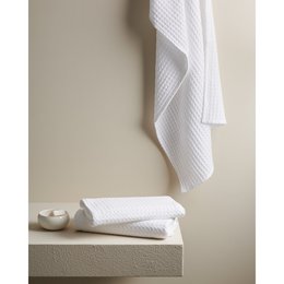 Badhanddoek | Katoenwafel XL Getextureerd Geometrisch | 90x150cm