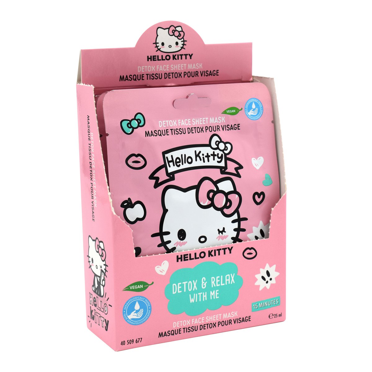 Detox fabric mask - Hello Kitty