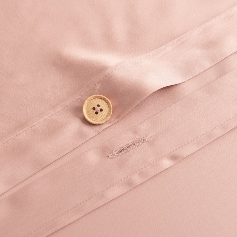 Copripiumino in bambù rosa Premium - 400TC Tanboocel - 100% bambù - Rosa coccola