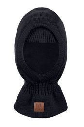 Sturmhaube für Kinder FLORA BLACK
