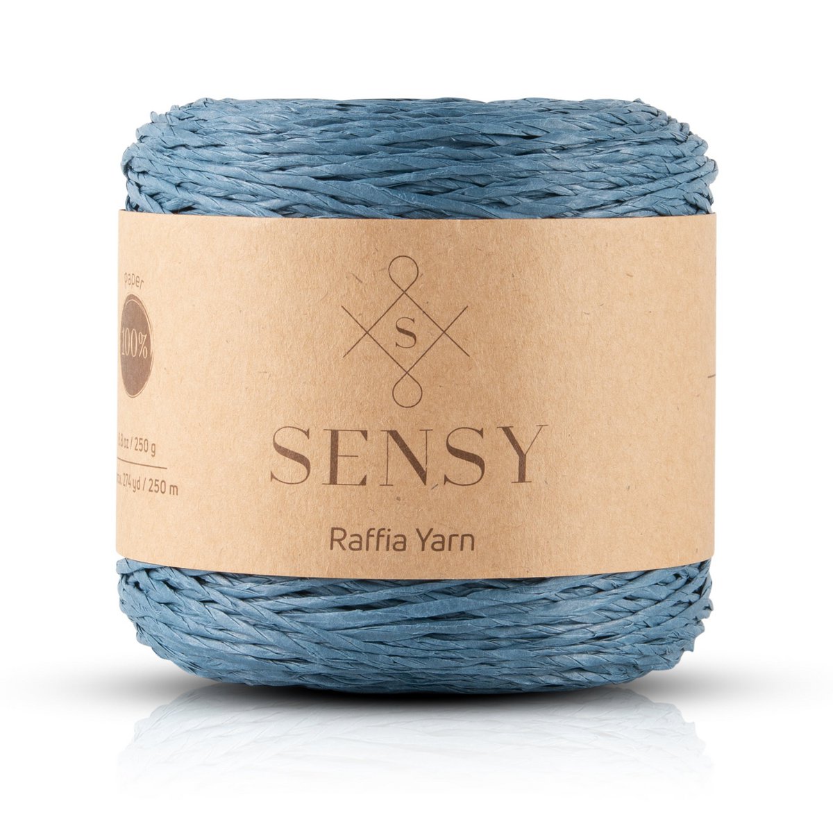 Sensy Premium 274 iarde %100 filato di rafia di carta