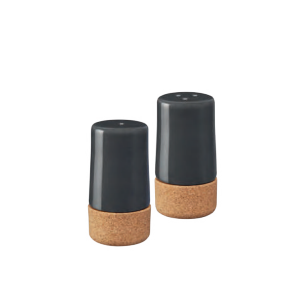 Alma Gemea donkergrijs Peper & Zout stel (set à 2 stuks)