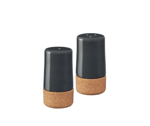 Ensemble poivre et sel gris foncé Alma Gemea (ensemble de 2 pièces)