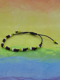 %231197 LGBTQ+ non binary pride bracelet