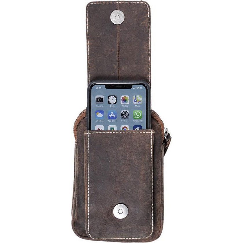 Belt bag light brown buffalo leather belt bag leather fanny pack festival bag light brown