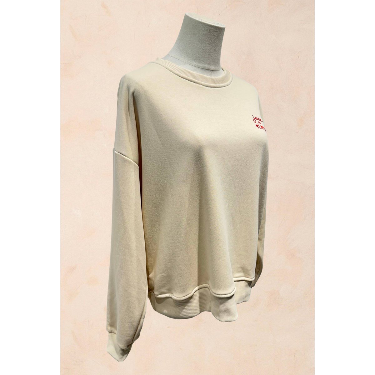 Sweat joie de vivre en coton