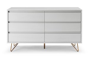 Chest of drawers wide with 6 drawers