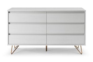 Chest of drawers wide with 6 drawers