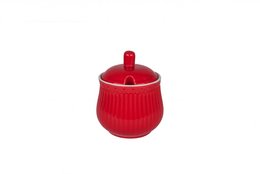 Cukiernica porcelanowa LOVE w kolorze czerwonym Isabelle Rose