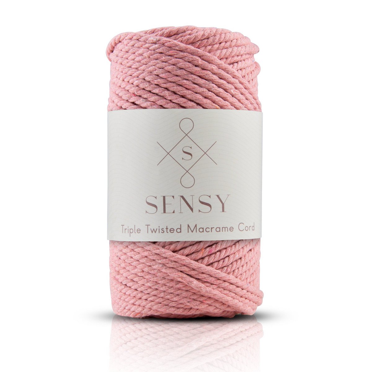 Sensy Premium 3mm - 82 yards 100% Cotton 3 Strand Twisted Macrame Cord