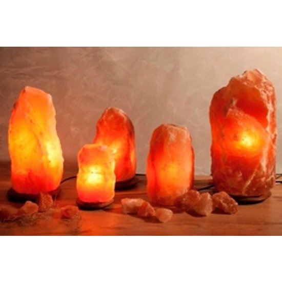 Himalaya Salt Dreams lampe himalaya salt træfod - 42004 - 18 cm høj - orange