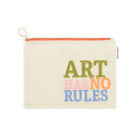 Pouch art heeft geen regels