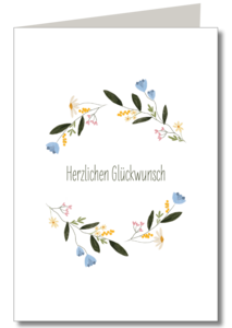 Flower branches folding