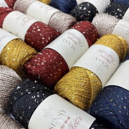 Sensy Paillette Macrame Cord - 109 Yards 100% polyester