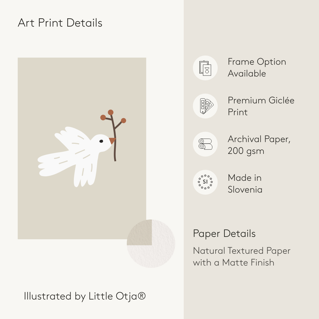 Lama Aviator Poster - BlueSky, Eco-papier en verpakking