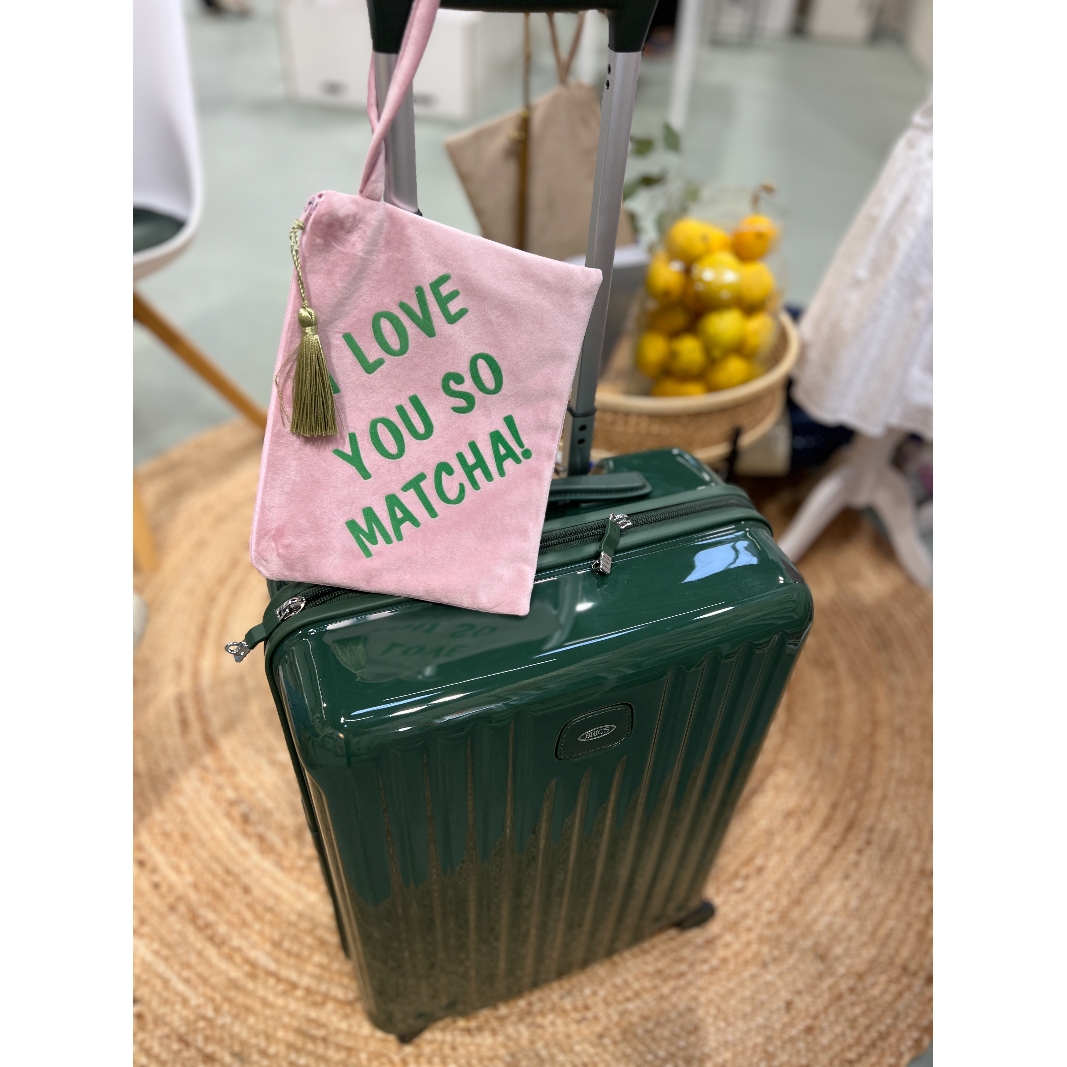 Samt cosmético "y loga así que matcha"