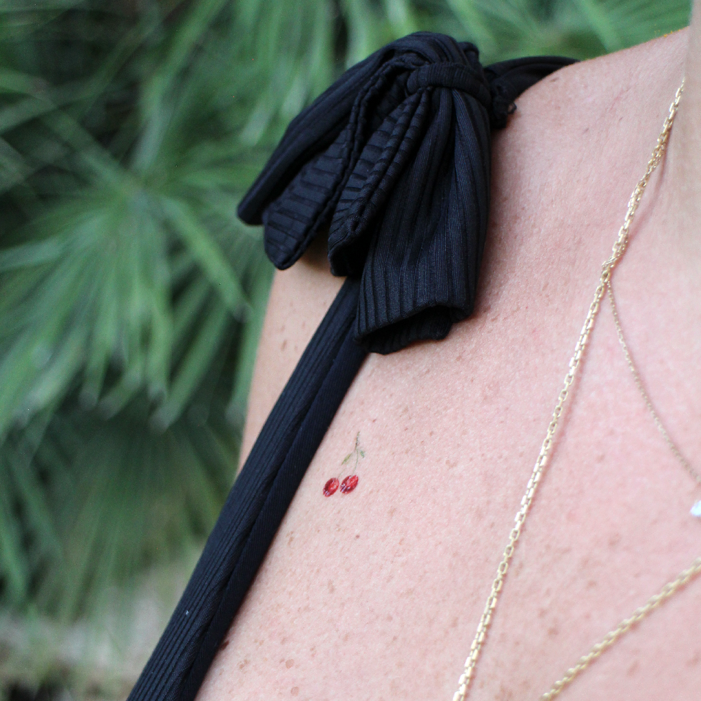 Wild rood - Tijdelijke tatoeages