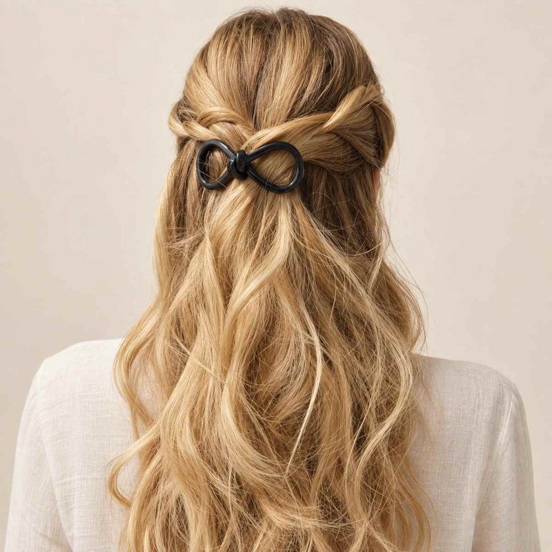 Barrette à cheveux Alexia - Fait main en France