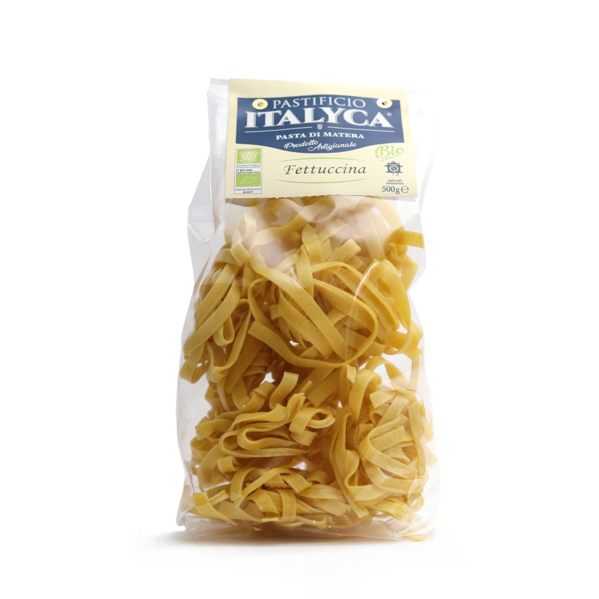 FETTUCCINA 500G PASTA ARTIGIANALE BIOLOGICA 100% ITALIA