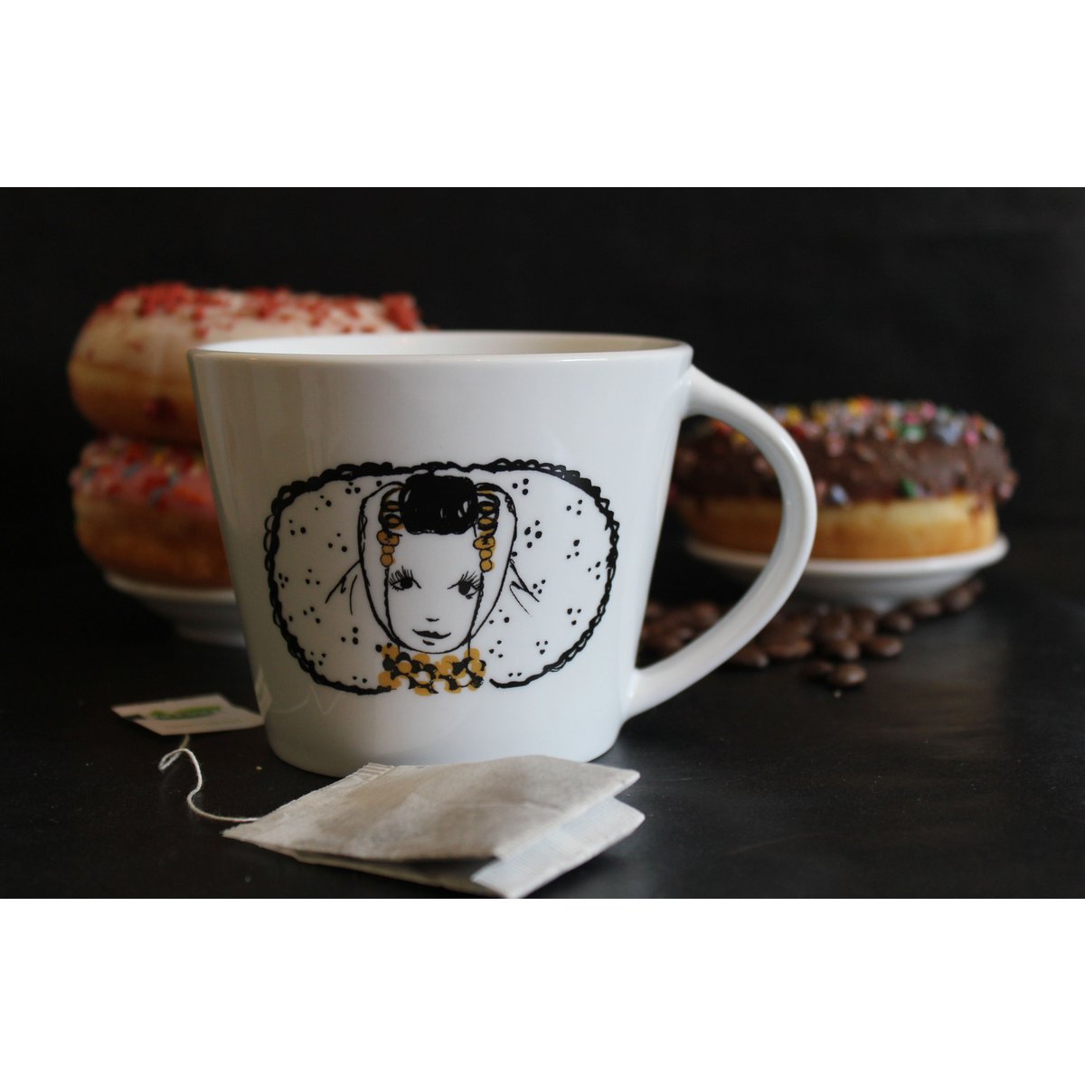 Tasse à thé 6 filles zélandaises