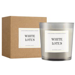 Hvid Lotus duftlys 230g – Hvid Lotus & Sandeltræ, 50h