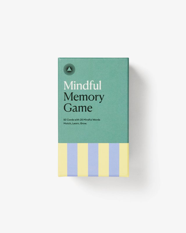 Juego de memoria consciente para niños, parejas y palabras a juego