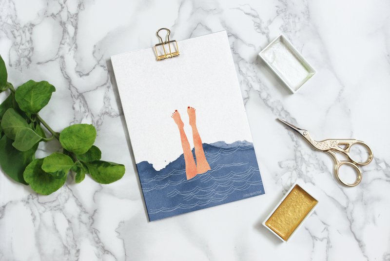 Postkarte 'Sealife'