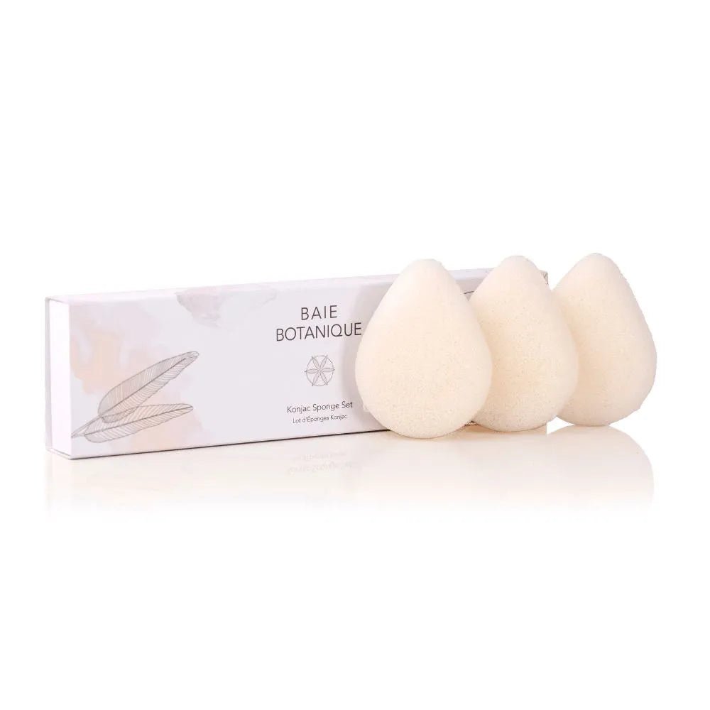 Esponja Konjac en forma de lágrima