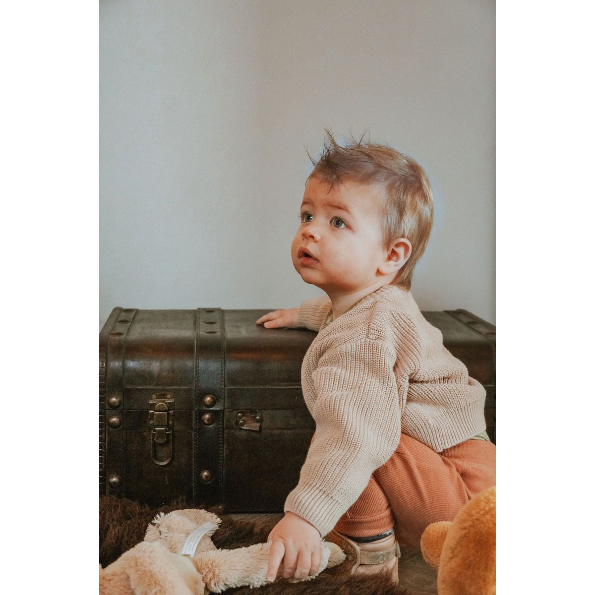 Vest taupe